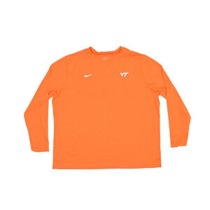 Nike Men's Big & Tall Size 3XL Orange Virginia Tech VT Dri-FIT T-Shirt